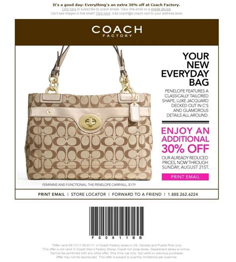 coach factory outlet coupon code